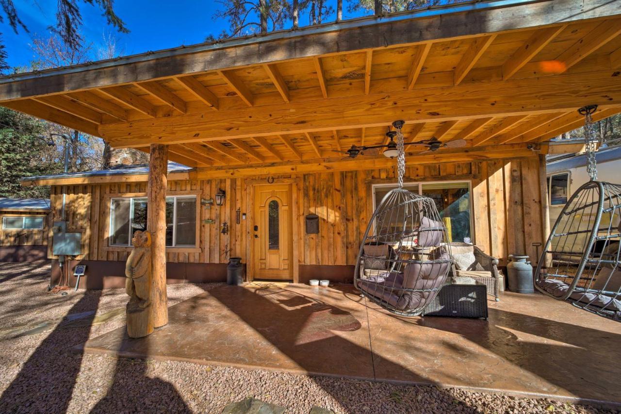 Cozy Cabin Retreat With Patio And Fenced Yard Пейсън Екстериор снимка